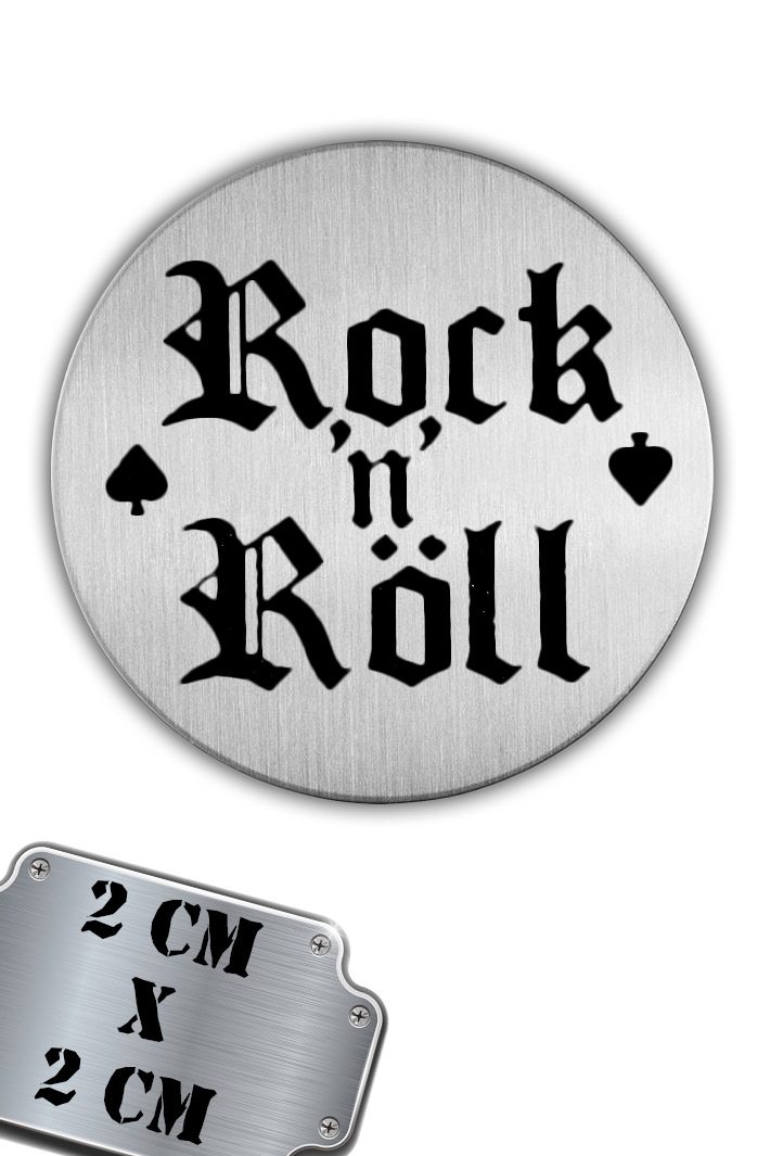 Значок-пин Rock n Roll - фото 1 - rockbunker.ru