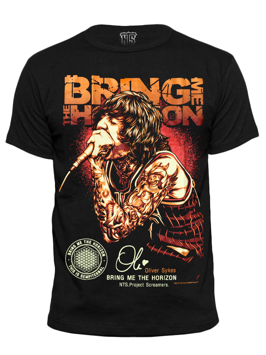 Футболка New Type System Bring Me The Horizon - фото 1 - rockbunker.ru
