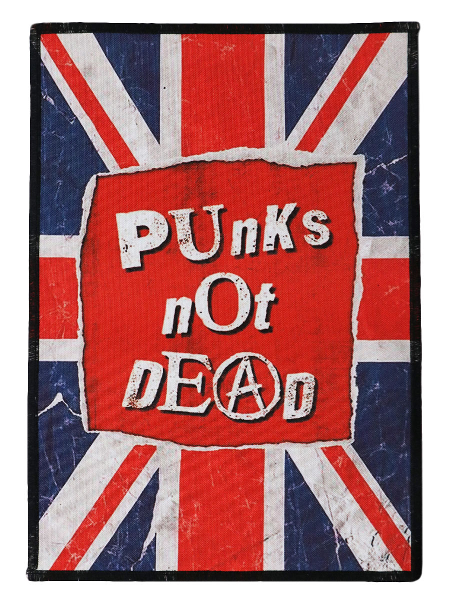 Нашивка на спину RockMerch Punks Not Dead - фото 1 - rockbunker.ru