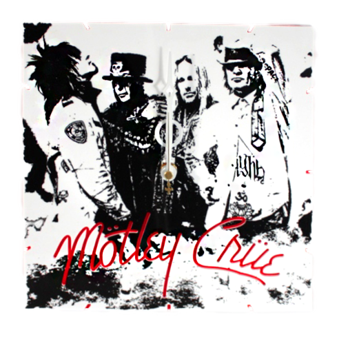 Часы настенные Motley Crue - фото 1 - rockbunker.ru