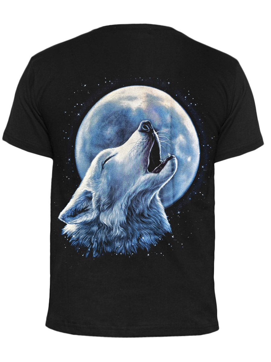 Футболка Rock Eagle Воющий Волк - фото 2 - rockbunker.ru