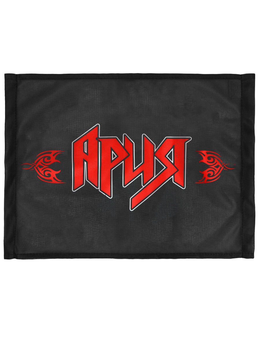 Флаг автомобильный Ария Лого - фото 2 - rockbunker.ru