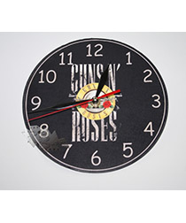 Часы настенные Guns n Roses - фото 1 - rockbunker.ru