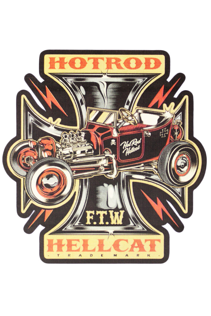 Наклейка-стикер Hot-Rod Hellcat - фото 1 - rockbunker.ru
