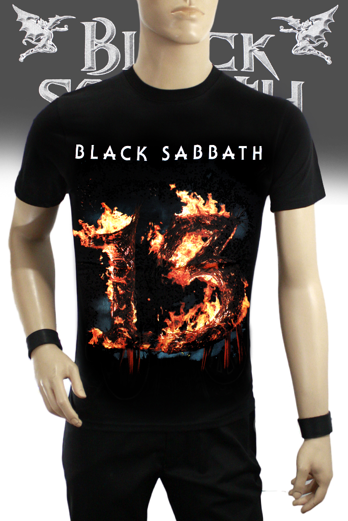 Футболка Hot Rock Black Sabbath 13 - фото 1 - rockbunker.ru