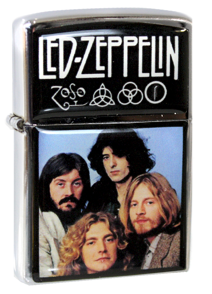 Зажигалка RockMerch Led Zeppelin - фото 1 - rockbunker.ru