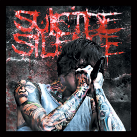 Кожаная нашивка Suicide Silence - фото 1 - rockbunker.ru