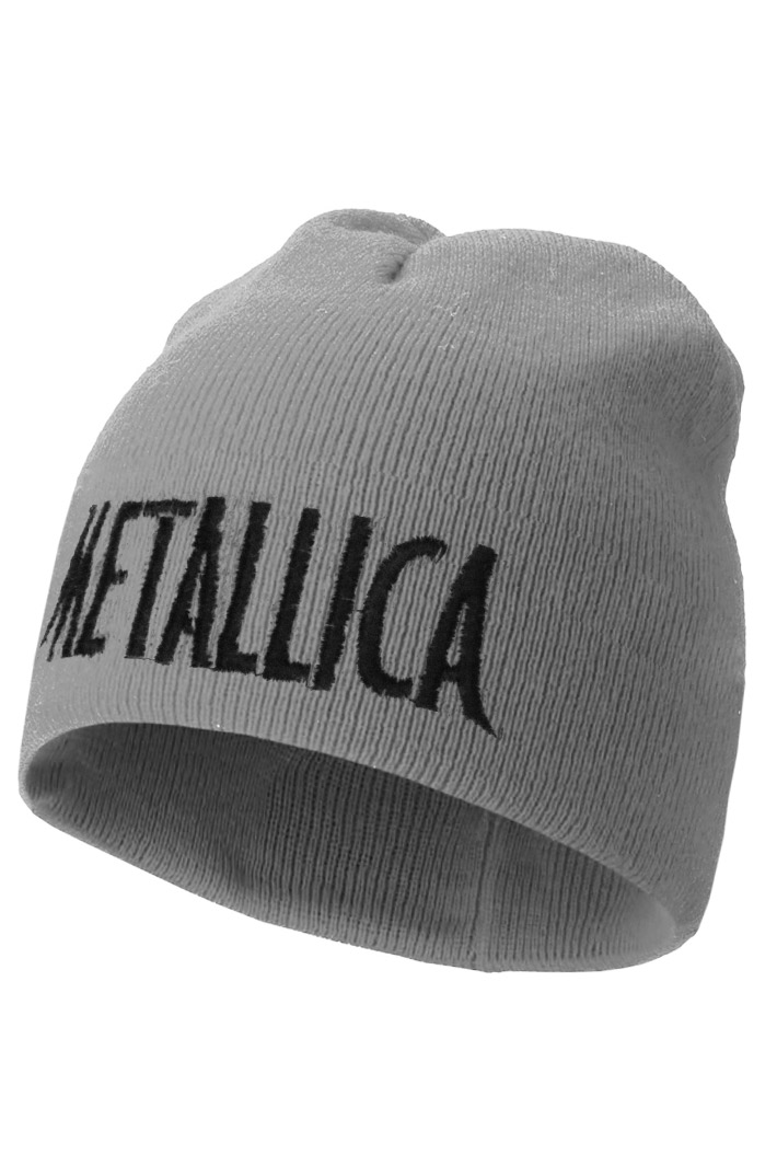 Шапка с вышивкой Metallica - фото 1 - rockbunker.ru