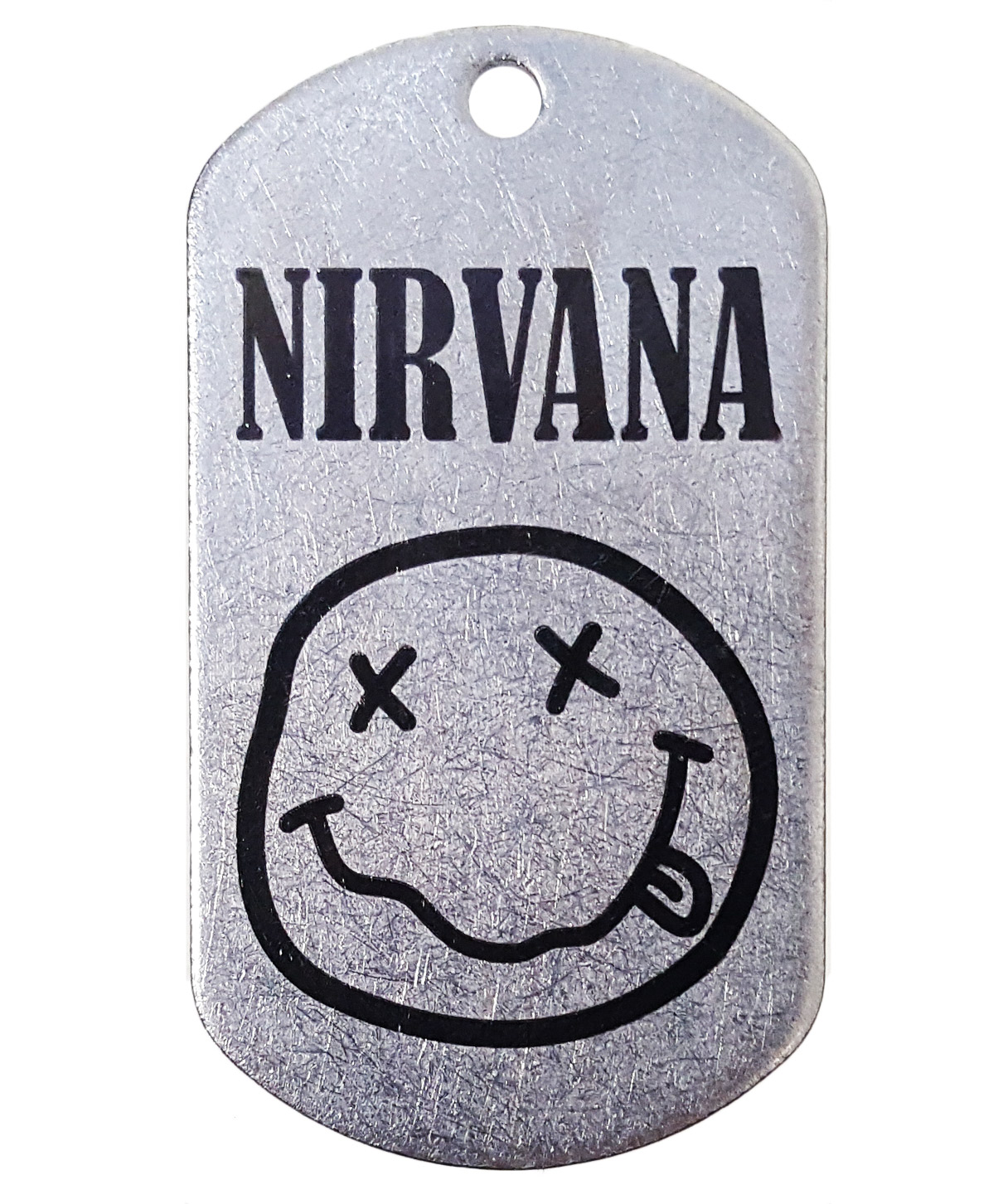 Жетон стальной Nirvana - фото 1 - rockbunker.ru