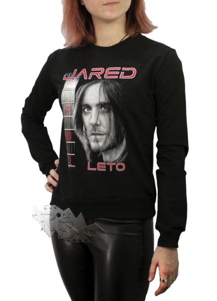 Свитшот RockMerch 30 Seconds To Mars Jared Leto черный - фото 1 - rockbunker.ru