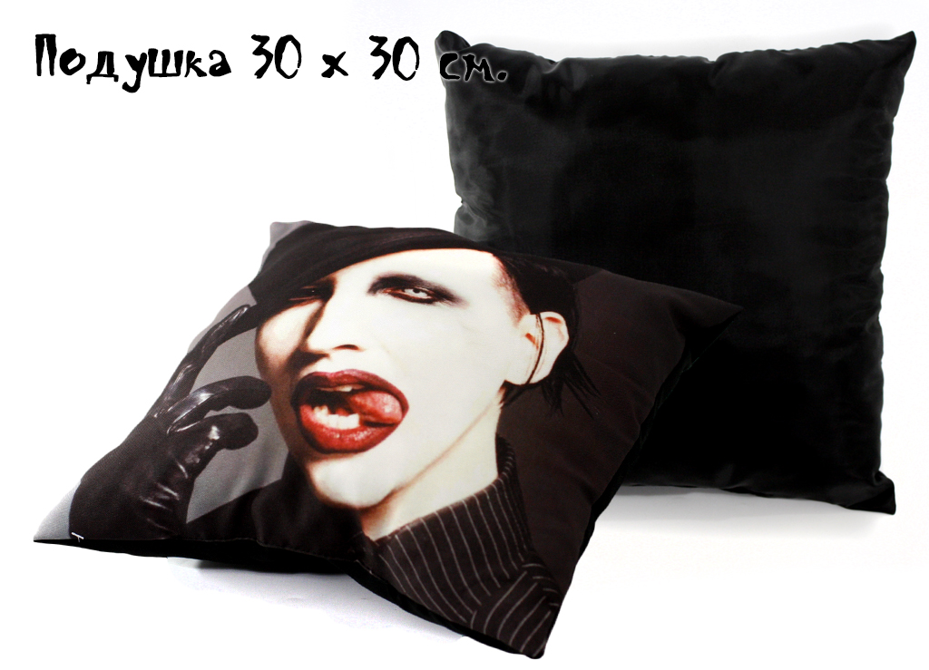 Подушка Marilyn Manson - фото 2 - rockbunker.ru