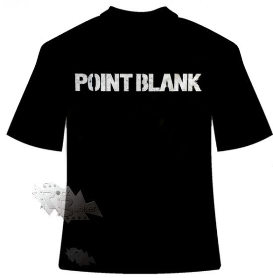 Футболка Point Blank чёрная - фото 2 - rockbunker.ru