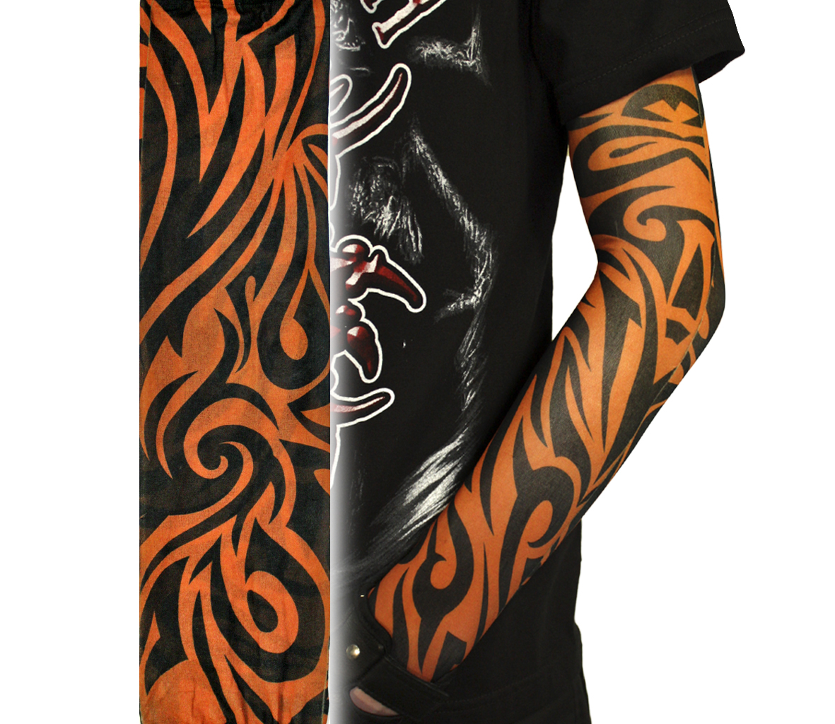 Тату-рукав Трайбл-узор - фото 1 - rockbunker.ru