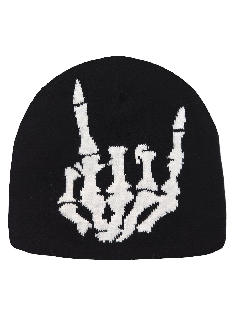 Шапка Черная Rock - фото 1 - rockbunker.ru