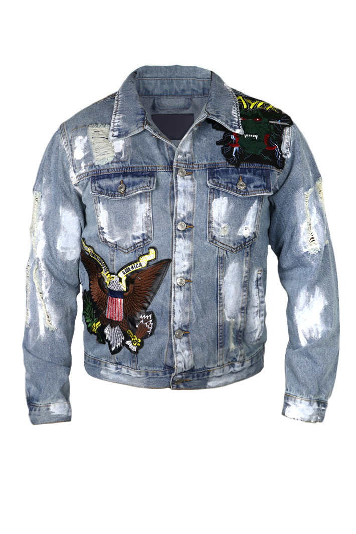 Куртка джинсовая ShuMe 9903 - фото 1 - rockbunker.ru