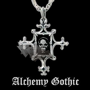Кулон Alchemy Gothic P543 Proto-X-Ray Cross - фото 2 - rockbunker.ru