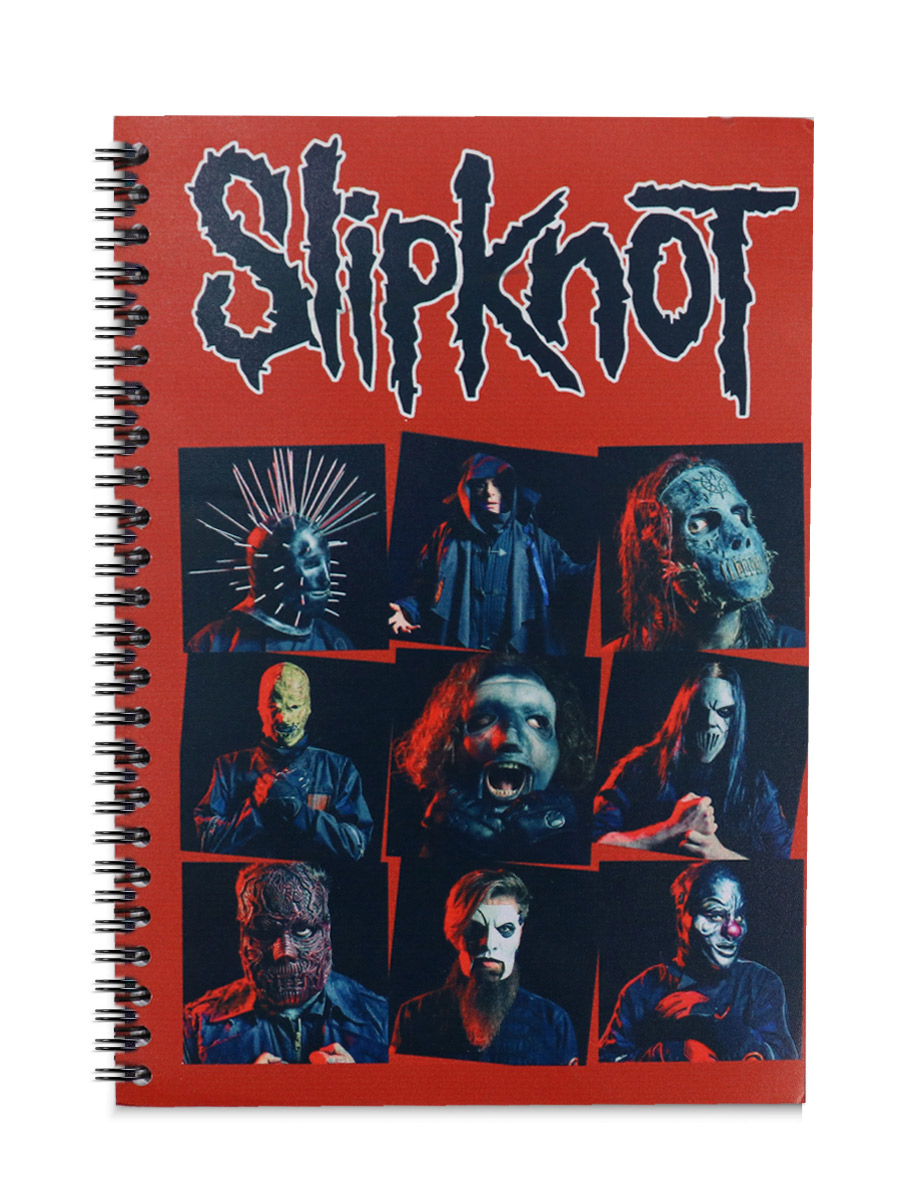 Тетрадь RockMerch На Пружине Slipknot - фото 1 - rockbunker.ru