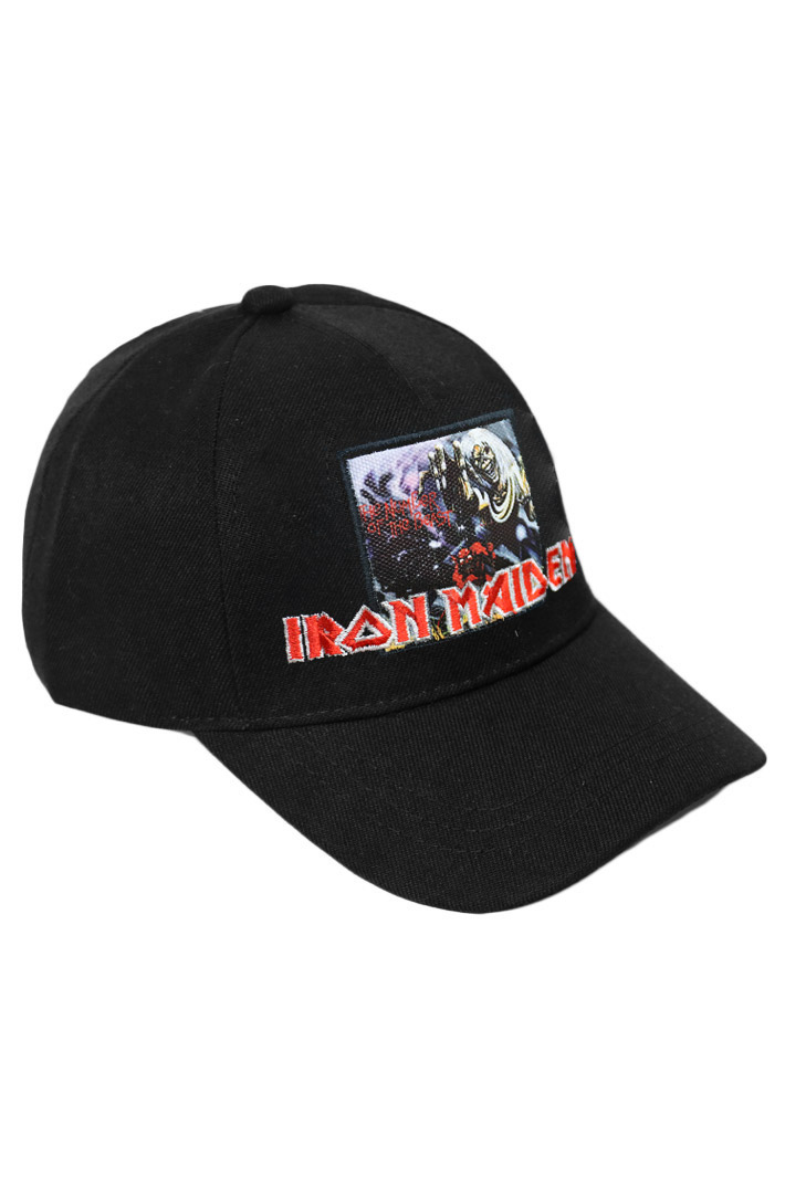 Бейсболка RockMerch с нашивкой Iron Maiden - фото 1 - rockbunker.ru