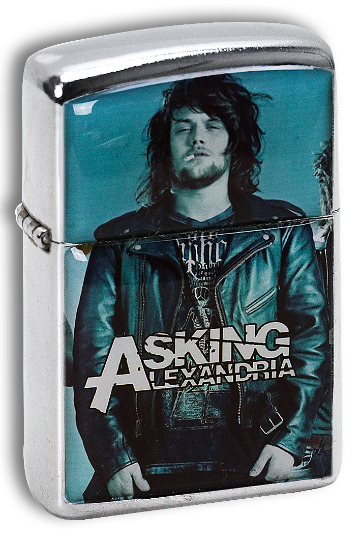 Зажигалка RockMerch Asking Alexandria Danny Worsnop - фото 1 - rockbunker.ru