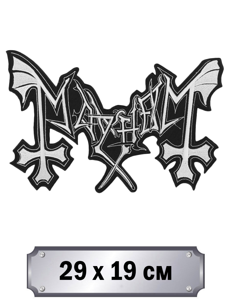 Термонашивка на спину Mayhem - фото 1 - rockbunker.ru