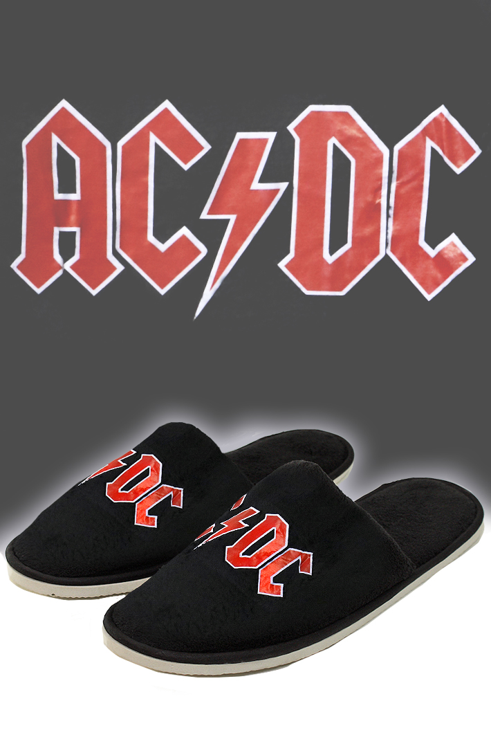 Тапочки AC/DC - фото 1 - rockbunker.ru
