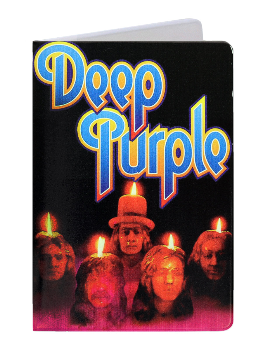 Обложка на паспорт RockMerch Deep Purple - фото 1 - rockbunker.ru