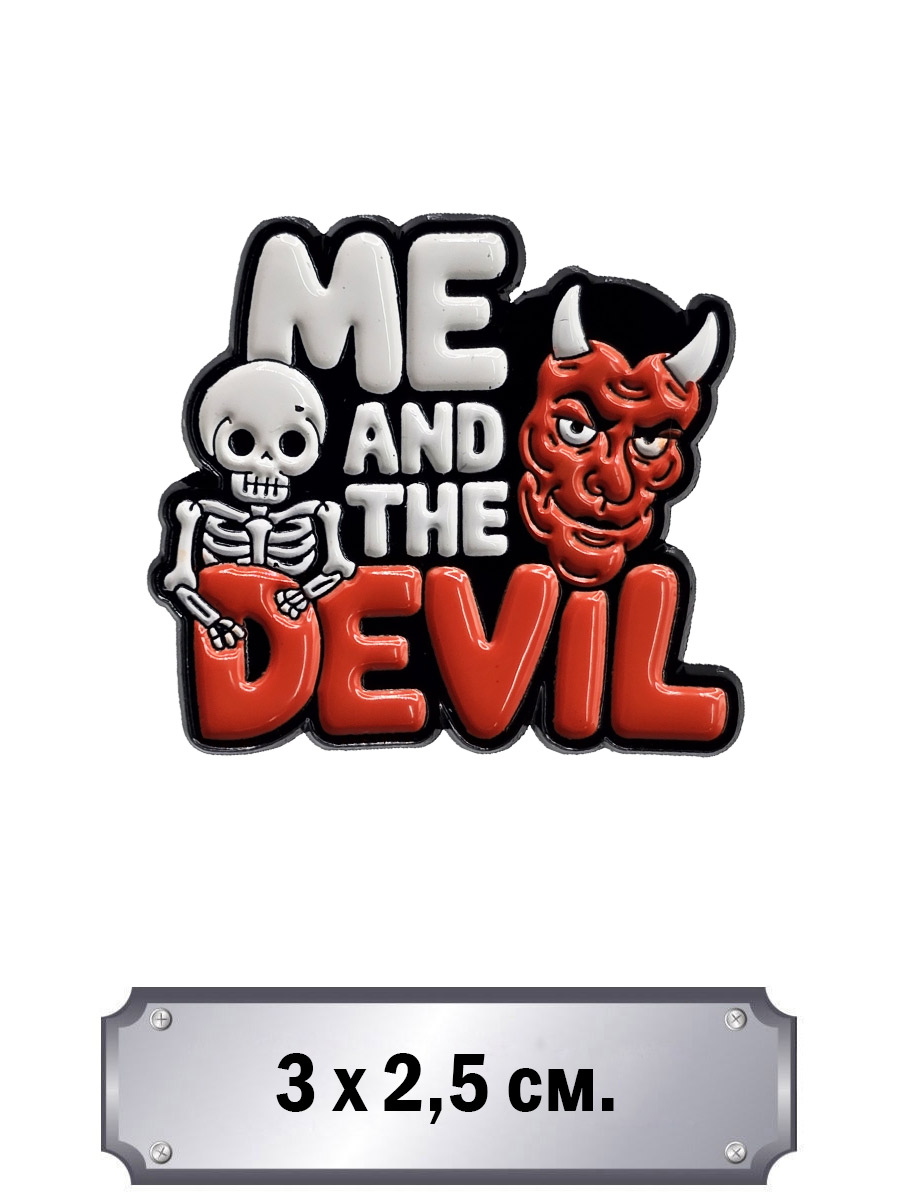 Значок Meand The Devil - фото 1 - rockbunker.ru
