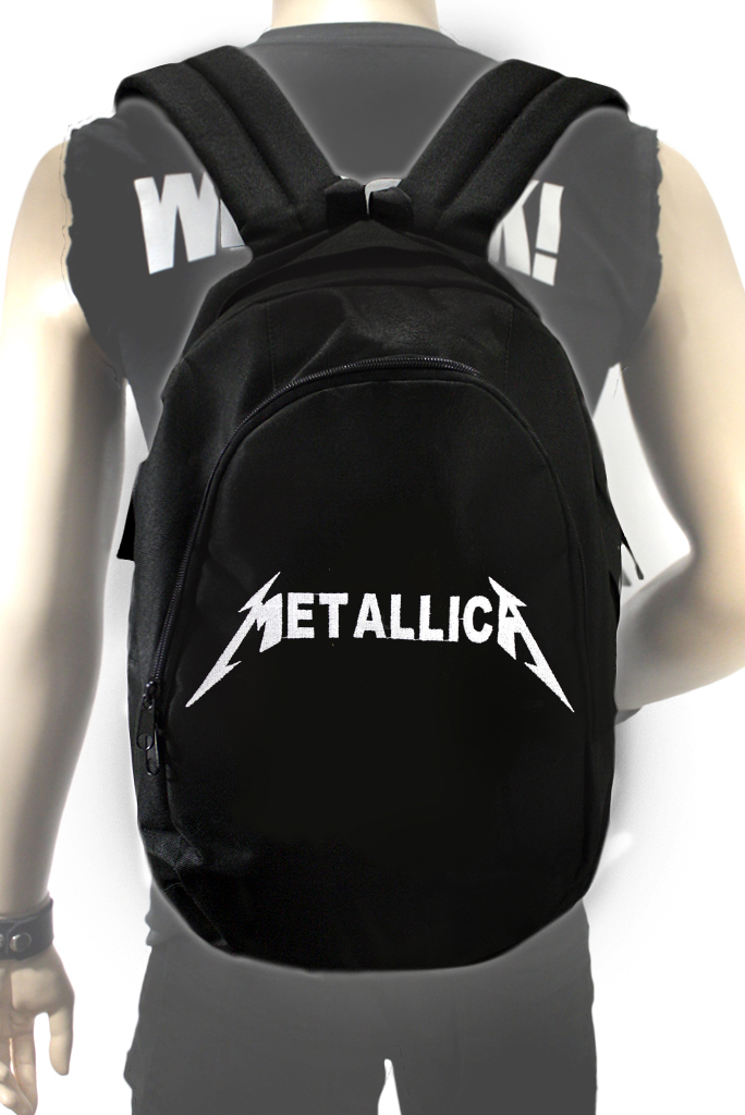 Рюкзак Metallica текстильный - фото 1 - rockbunker.ru