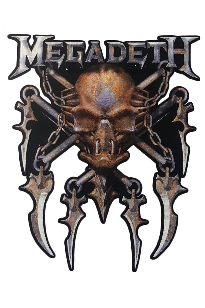 Наклейка-стикер Megadeth - фото 1 - rockbunker.ru