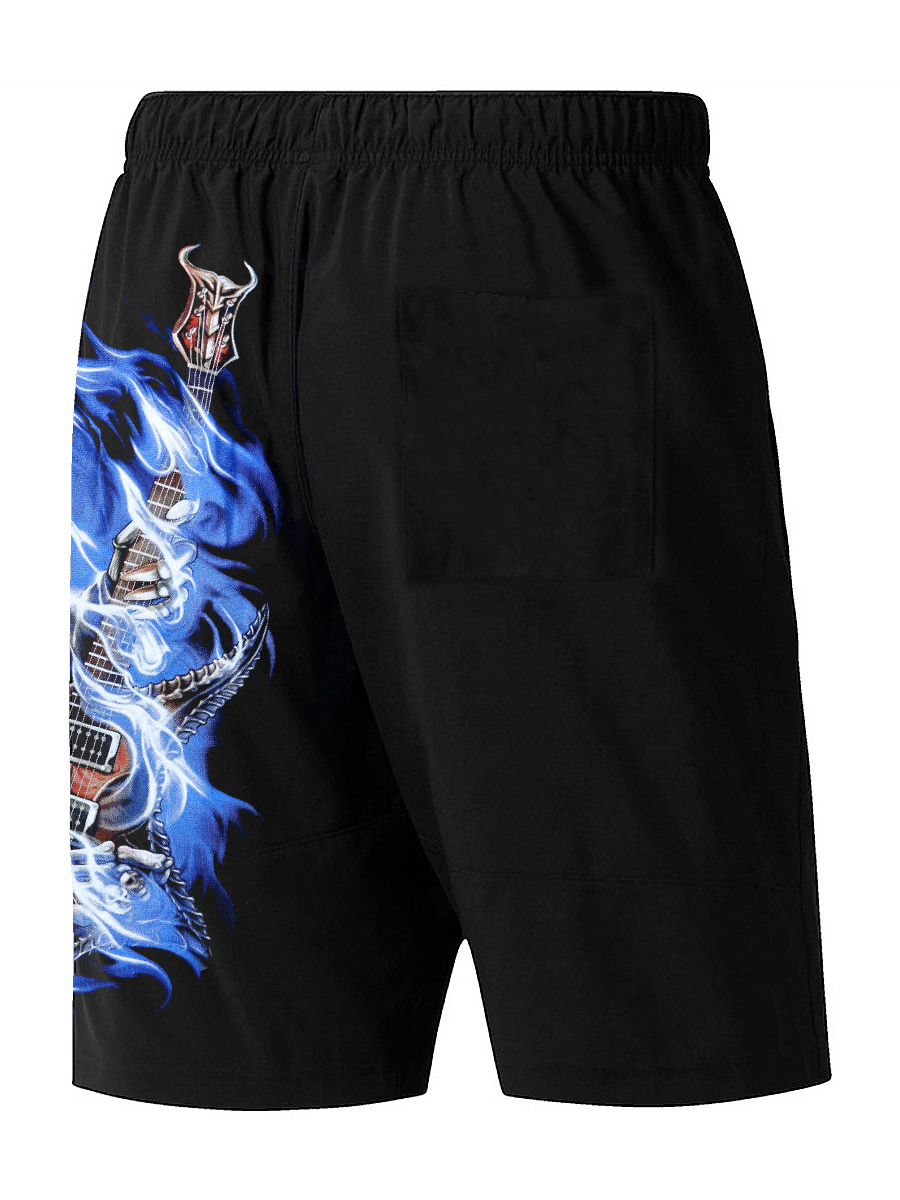 Шорты Скелет гитарист - фото 2 - rockbunker.ru