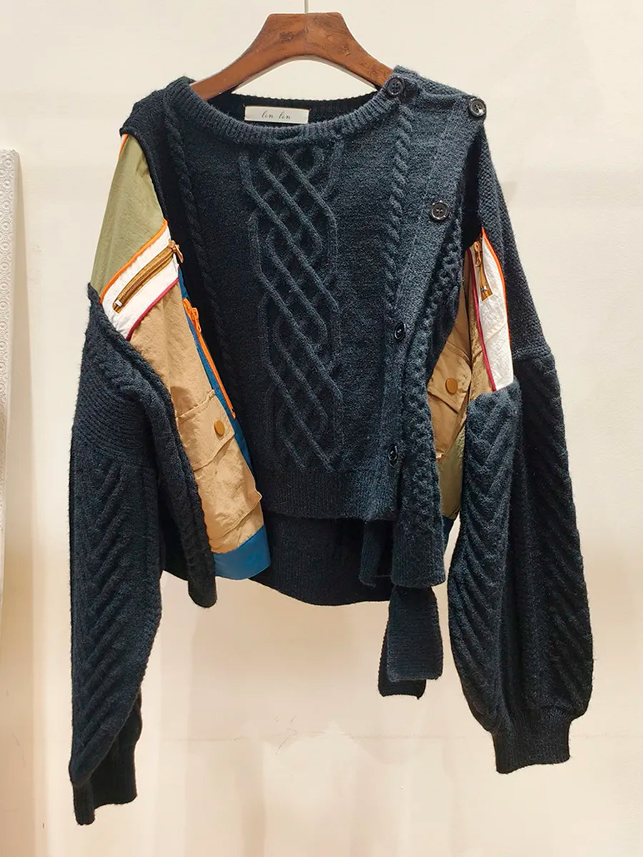 Джемпер Oversize Черный   - фото 1 - rockbunker.ru