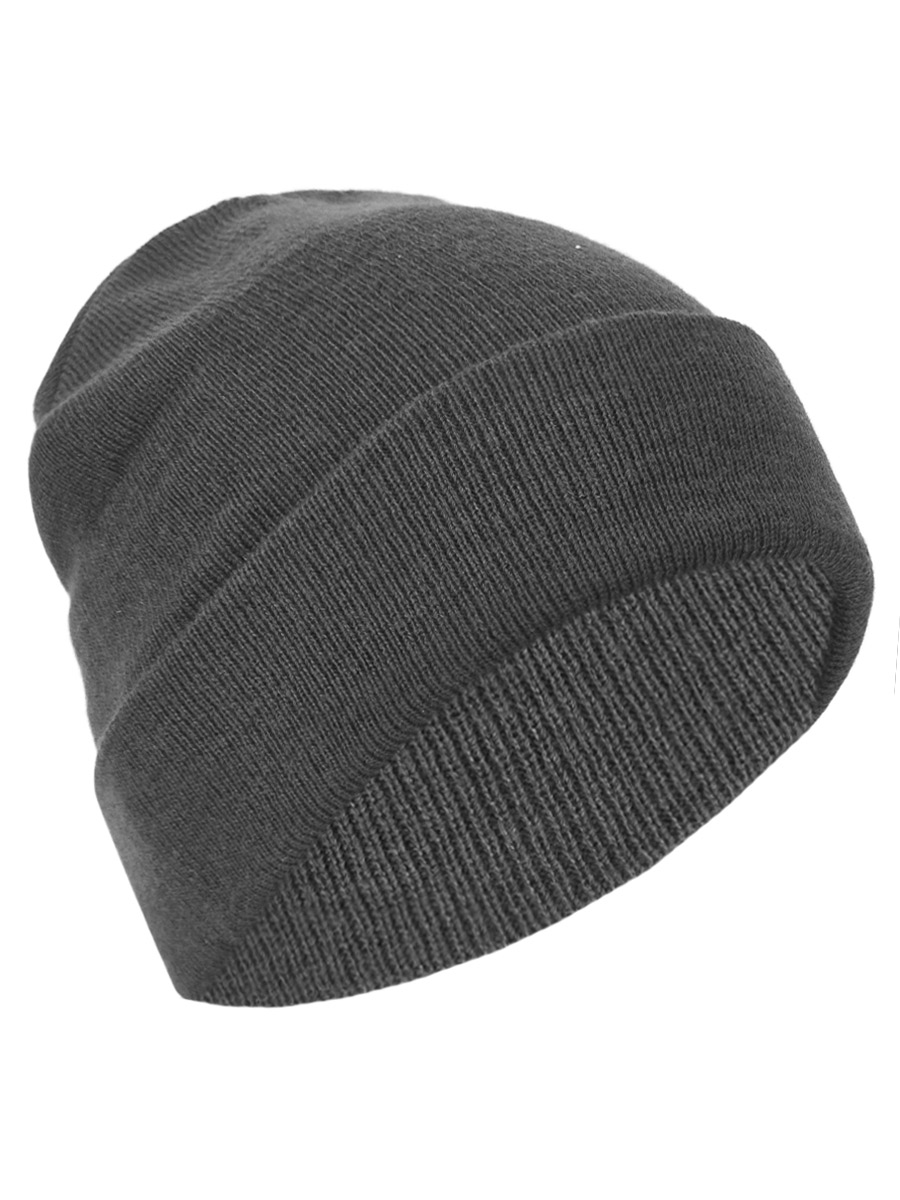 Шапка серая - фото 1 - rockbunker.ru