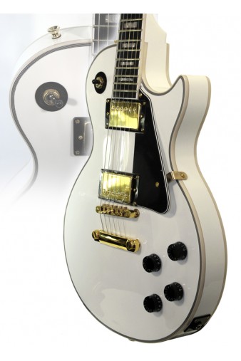 Электрогитара Gibson Les Paul Custom белая - фото 5 - rockbunker.ru