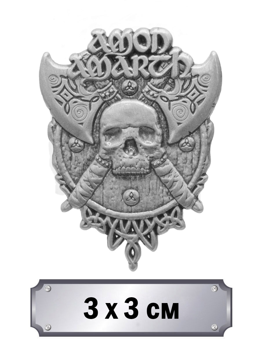 Значок Amon Amarth - фото 1 - rockbunker.ru