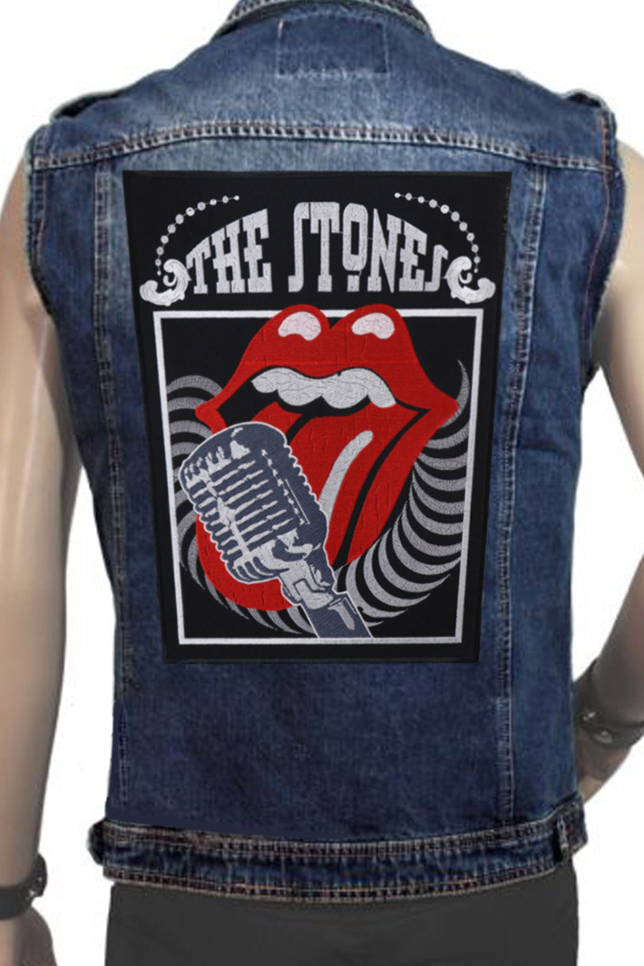 Нашивка с вышивкой Rolling Stones - фото 2 - rockbunker.ru