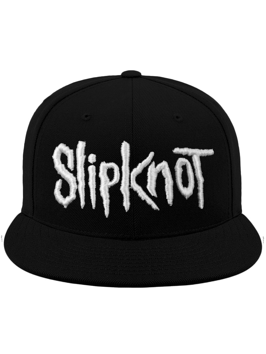 Бейсболка снэпбэк Slipknot с 3D вышивкой - фото 2 - rockbunker.ru