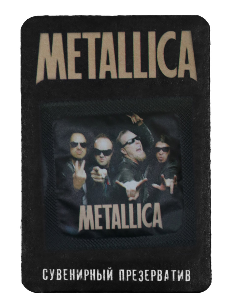 Презерватив RockMerch Metallica - фото 1 - rockbunker.ru