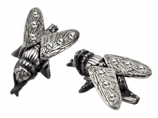 Серьги Alchemy Gothic E327 Musca Mico Studs - фото 1 - rockbunker.ru