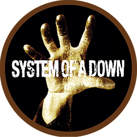 Кожаная нашивка System of a Down - фото 1 - rockbunker.ru