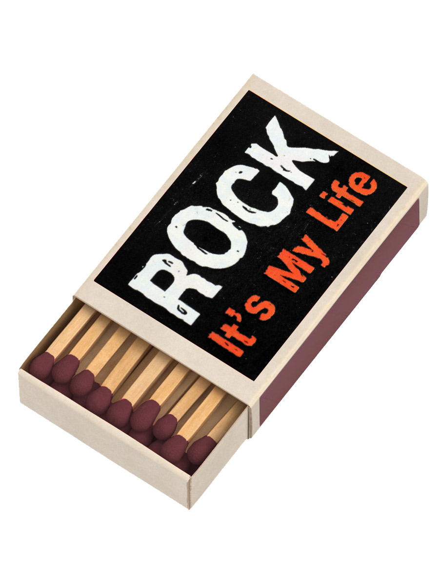 Спички с магнитом Rock It's My Life - фото 1 - rockbunker.ru