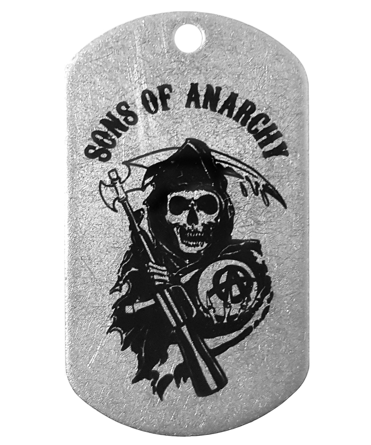 Жетон стальной Sons Of Anarchy - фото 1 - rockbunker.ru