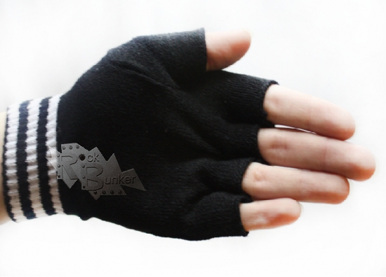 Перчатки без пальцев Джек с паутиной - фото 4 - rockbunker.ru