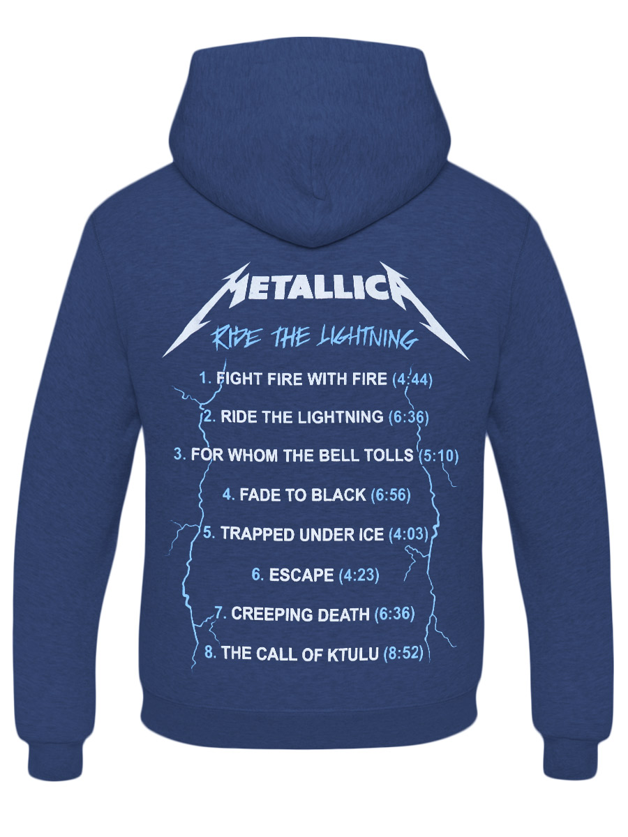 Толстовка Metallica синяя - фото 2 - rockbunker.ru