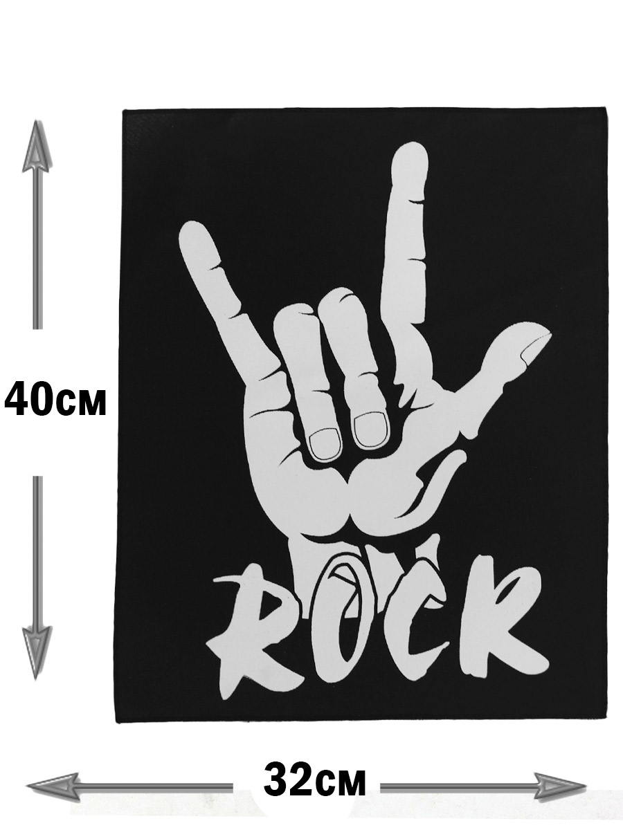 Нашивка Rock - фото 2 - rockbunker.ru
