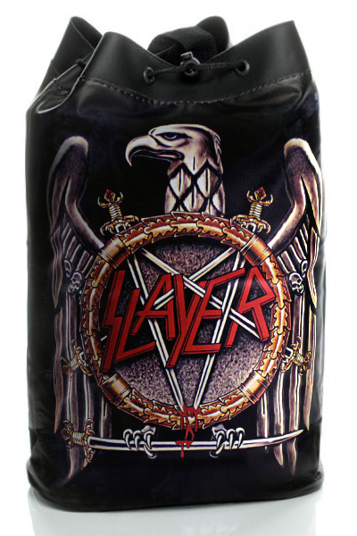 Торба Slayer из кожзаменителя - фото 1 - rockbunker.ru