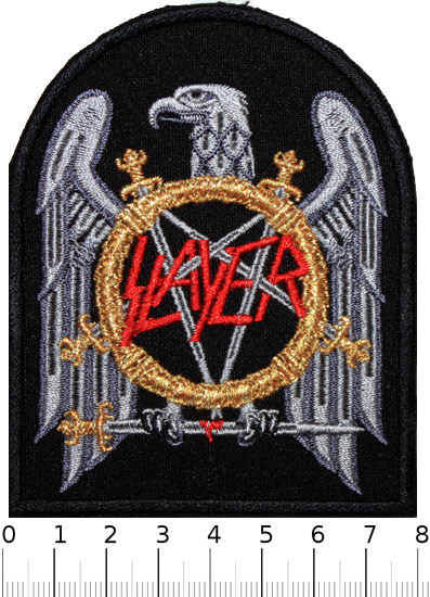 Нашивка Slayer - фото 1 - rockbunker.ru