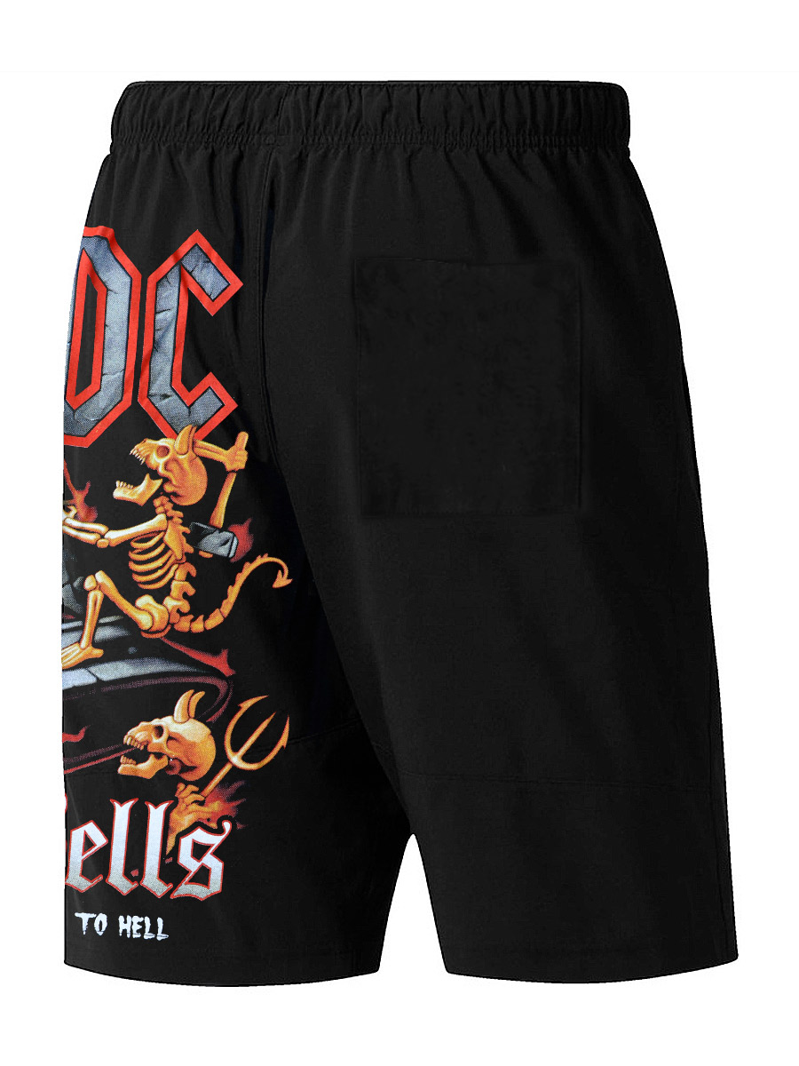 Шорты AC DC - фото 2 - rockbunker.ru