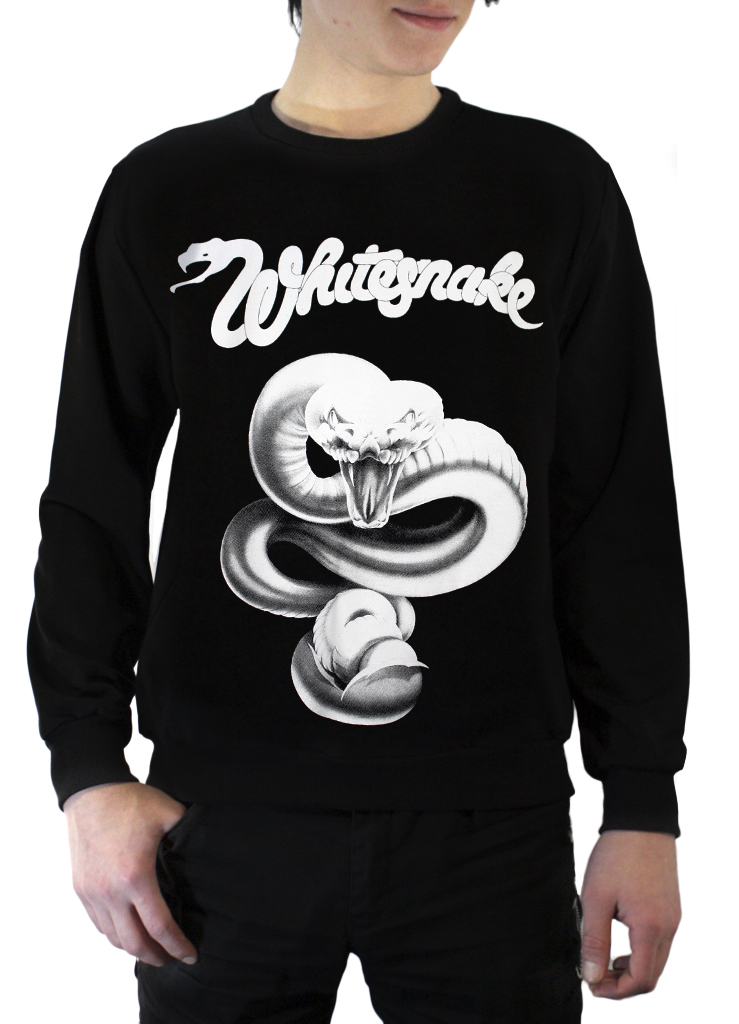 Свитшот RockMerch Whitesnake мужской - фото 1 - rockbunker.ru