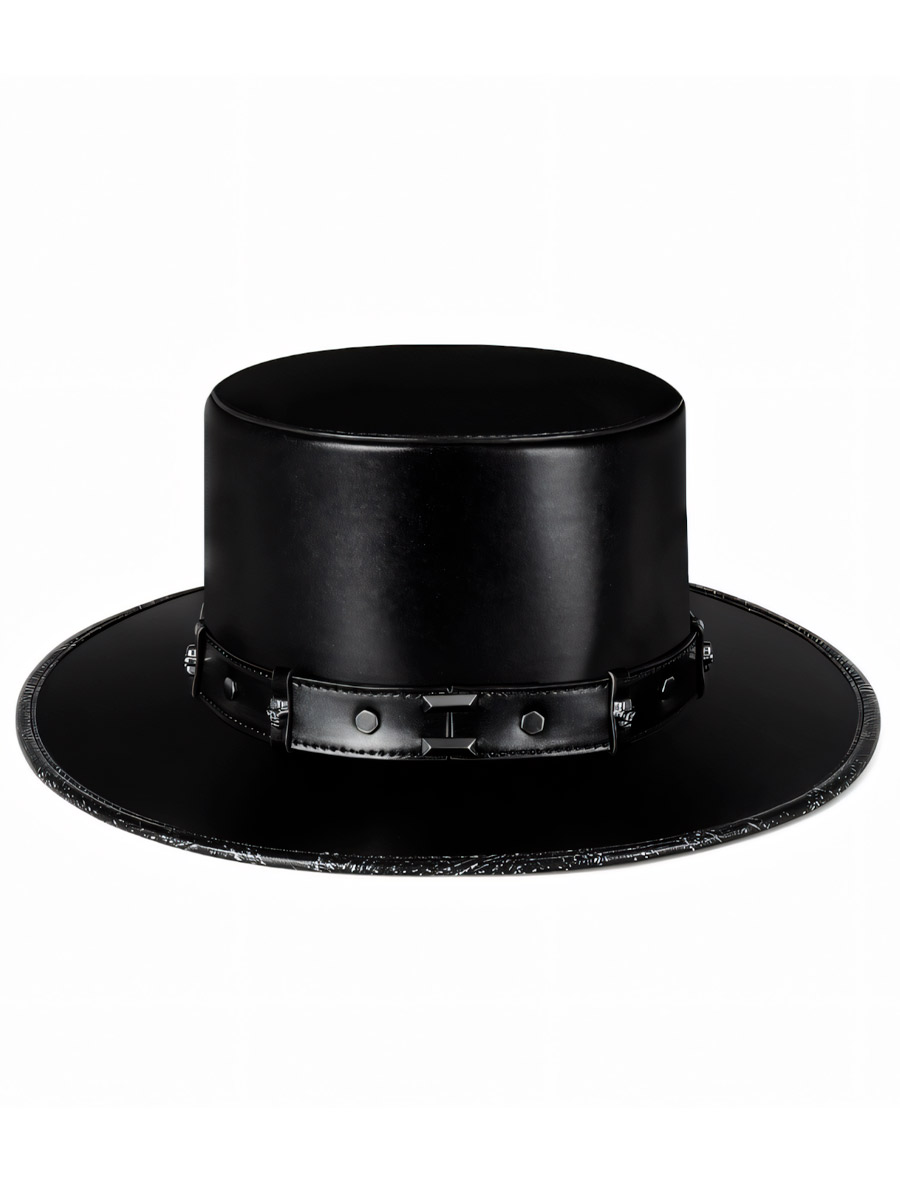 Стимпанк Шляпа Ободок с Черепками - фото 1 - rockbunker.ru