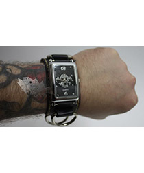 Часы наручные Роджер с кольцами - фото 2 - rockbunker.ru